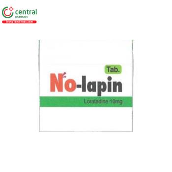 Thuốc No-Lapin 10mg trị viêm mũi dị ứng, viêm kết mạc, mề đay