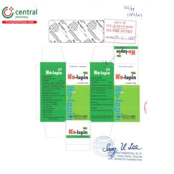 Thuốc No-Lapin 10mg trị viêm mũi dị ứng, viêm kết mạc, mề đay
