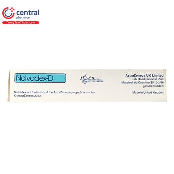 Thuốc Nolvadex-D: Công dụng, cách dùng, lưu ý khi sử dụng