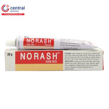 [CHÍNH HÃNG] Thuốc Norash 20g điều trị viêm da do tiếp xúc, dị ứng