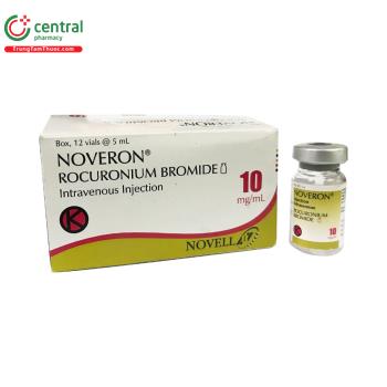 Thuốc Noveron(Rocuronium bromid) giãn cơ khi gây mê, đặt nội khí quản