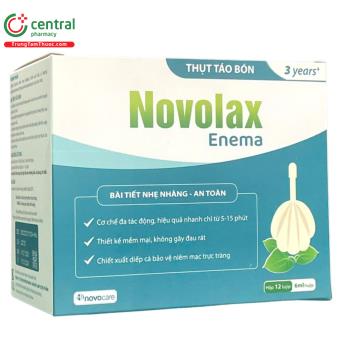 NOVOLAX enema 3 years+