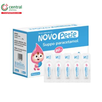Novopetie Suppo Paracetamol 80mg