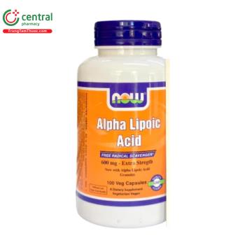 NOW Alpha Lipoic Acid 600mg