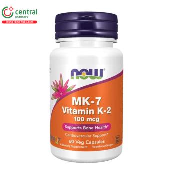 Now Mk7 Vitamin K2 100mcg