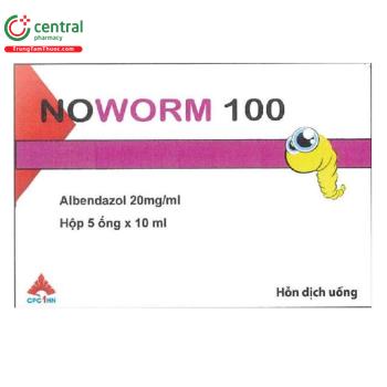 Thuốc Noworm 100 chỉ định điều trị tình trạng nhiễm trùng đường ruột và da