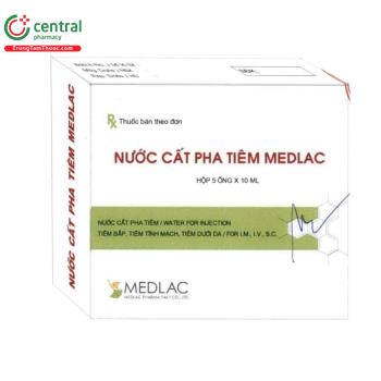 Nước cất pha tiêm Medlac 