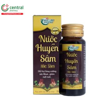 Nước Huyền sâm (Hắc sâm)