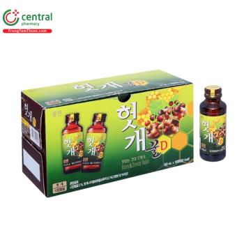 Nước khúng khéng mật ong D Woongjin (Hộp 10 chai x 100ml)