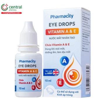 Nước mắt nhân tạo Pharmacity Vitamin A & E