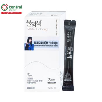 Nước nhuộm phủ bạc - nâu đen Seedbee Water Coloring Dark Brown