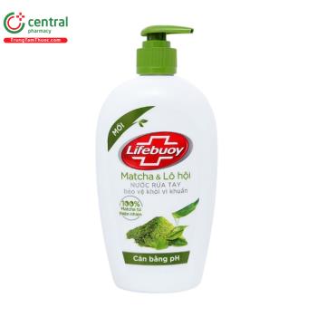 Nước rửa tay Lifebuoy Matcha và Lô Hội