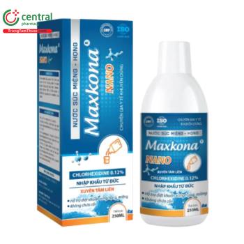 Nước súc miệng - họng Maxkona Nano