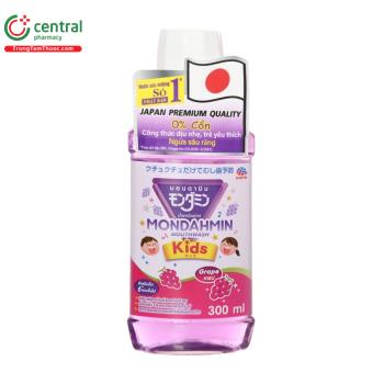 Nước Súc Miệng Mondahmin Dành Cho Trẻ Em-Vị Nho 300ml