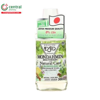 Nước súc miệng Mondahmin Mouthwash Natural Care 300ml