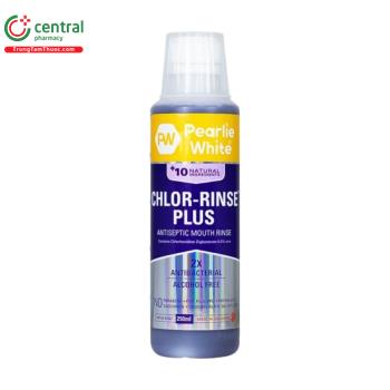 Nước Súc Miệng Pearlie White Chlor-Rinse Plus