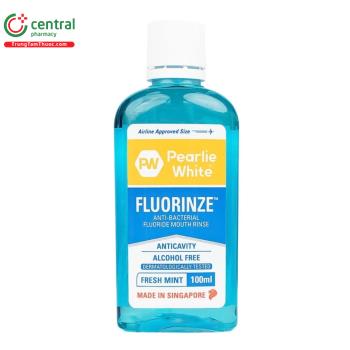 Nước súc miệng Pearlie White Fluorinze Anti-Bacterial Fluoride