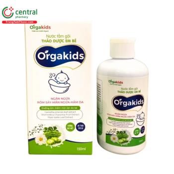 Nước tắm gội Thảo Dược Em Bé Orgakids
