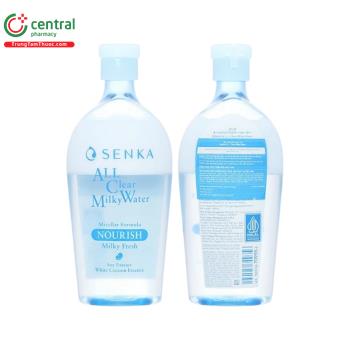Nước tẩy trang 2 lớp Senka A.L.L. Clear Milky Water Micellar Formula Nourish