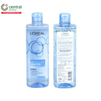 Nước tẩy trang L'Oréal Micellar Water 3 in 1 tươi mát màu xanh dương nhạt