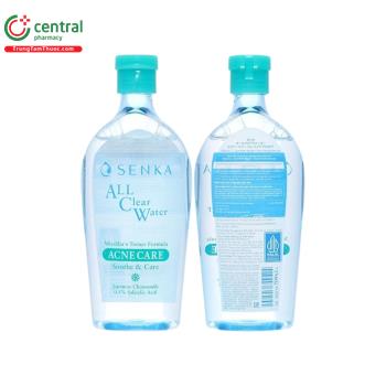 Nước Tẩy Trang Senka A.L.L. Clear Water Micellar + Toner Formula Acne Care