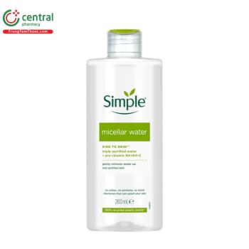 Nước tẩy trang Simple Micellar Water
