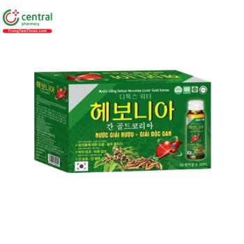 Nước uống Detox Hevonia Liver Gold Korea