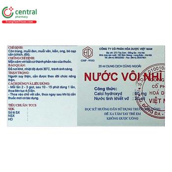 Nước vôi nhì Hóa Dược