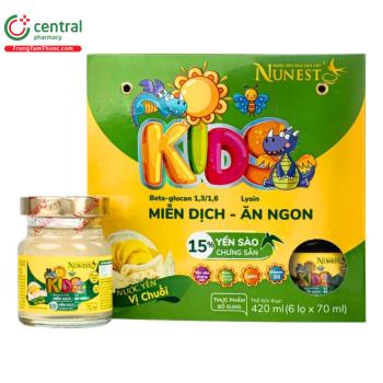 Nước Yến Sào Cao Cấp Nunest Kid Vị Chuối