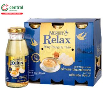 Nước Yến Sào Cao Cấp Nunest Relax Đông Trùng Hạ Thảo