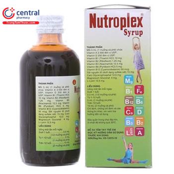 [CHÍNH HÃNG] Thuốc Nutroplex 120ml phát triển chiều cao cho trẻ