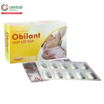 Thuốc Obilant kích thích tiết sữa, hạn chế nguy cơ tắc tuyến sữa