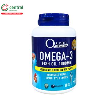 Ocean Health Omega-3 Fish Oil 1000mg