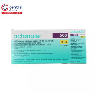 [CHÍNH HÃNG] Thuốc Octanate 500UI điều trị rồi loạn Haemophilia A