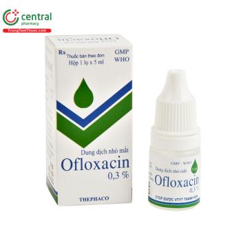 Ofloxacin 0,3% Thephaco