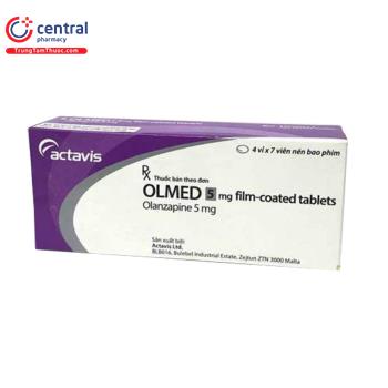 [CHÍNH HÃNG] Thuốc Olmed 5mg - Điều trị tâm thần phân liệt