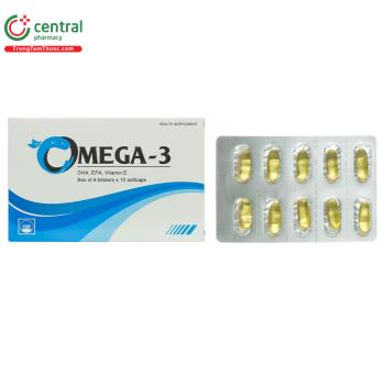 Omega-3 Pymepharco (Hộp 6 vỉ x 10 viên)