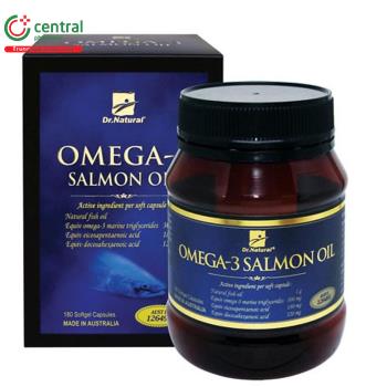OMEGA-3 SALMON OIL Dr.Natural (Hộp 180 viên)