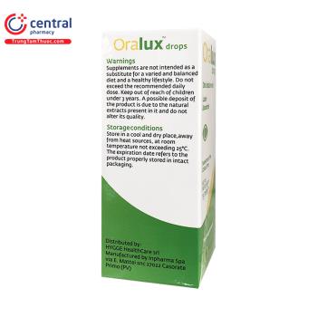 [CHÍNH HÃNG] Siro Oralux Drops cải thiện thị lực cho bé