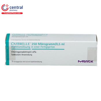 [CHÍNH HÃNG] Thuốc tiêm Ovitrelle 250micrograms/0.5ml
