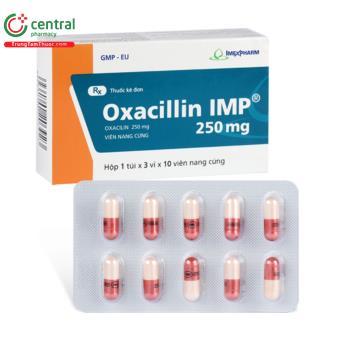 Thuốc Oxacillin IMP 250mg - trị nhiễm khuẩn đường hô hấp hiệu quả