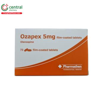 Ozapex 5mg (Hộp 10 vỉ x 7 viên)