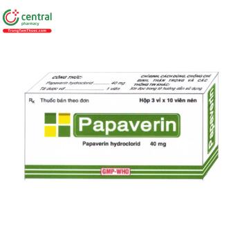 Papaverin 40mg USA - NIC Pharma