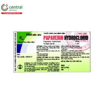 Papaverin hydroclorid 40mg Dopharma