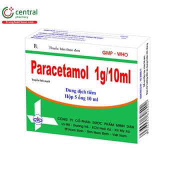 Paracetamol 1g/10ml Minh Dân 