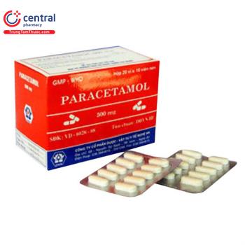 Paracetamol 500mg Dược Nghệ An