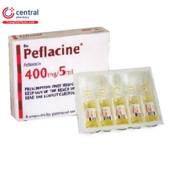 Thuốc Peflacine 400mg/5ml: tác dụng, chỉ định, tương tác thuốc