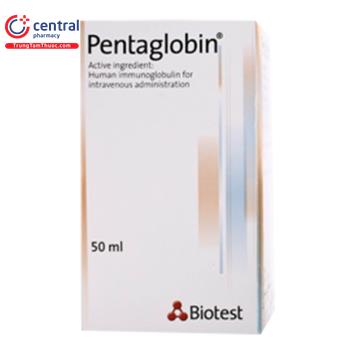 Thuốc Pentaglobin 50ml: điều trị nhiễm trùng nặng, hỗ trợ miễn dịch