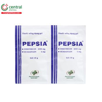 Thuốc Pepsia dạng gel làm giảm đầy hơi, ợ chua, ợ nóng