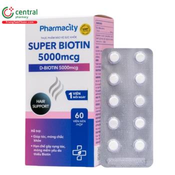 Pharmacity Super Biotin 5000mcg